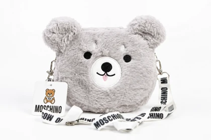 کیف دوشی پولیشی طرح خرس مدل Moschino – فانتزی و کیوت