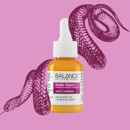 سرم ضدچروک و جوان‌کننده پوست بالانس, Balance مدل Snake Venom حاوی سم مار حجم 30 میلی‌لیتر