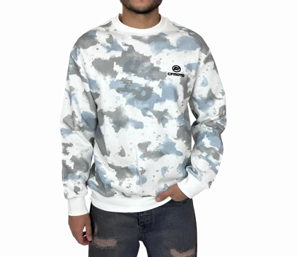 دورس مردانه آبی طرح چریکی پاره قواره باکسی