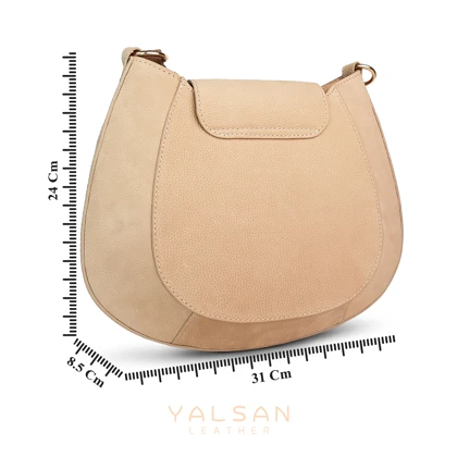 کیف دوشی زنانه چرم یلسان مدل آوید کد 218-HR