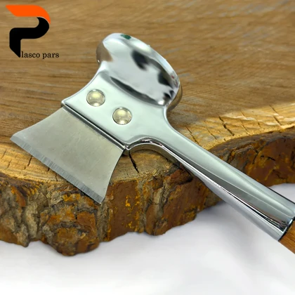 بیفتک کوب کروم دو طرفه دسته چوبی بدیس