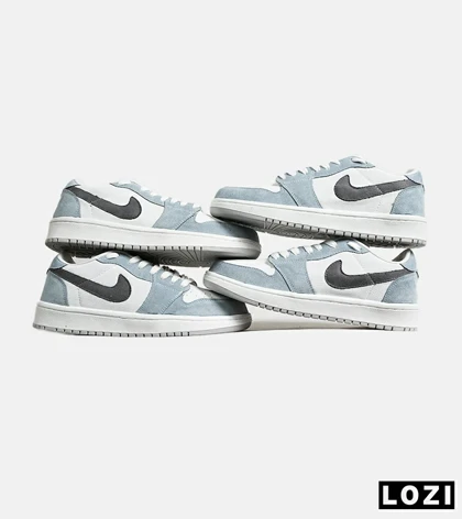 کفش کتانی مردانه سفید آبی نایک NIKE SB