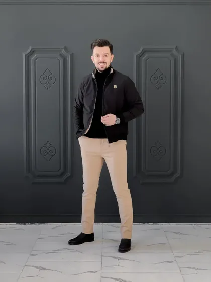 کاپشن 67780 BURBERRY مشکی