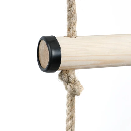 نردبان طنابی چوبی کودک تن‌زیب