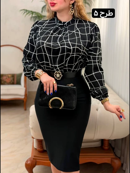 شومیز الیزه مبینا 3899