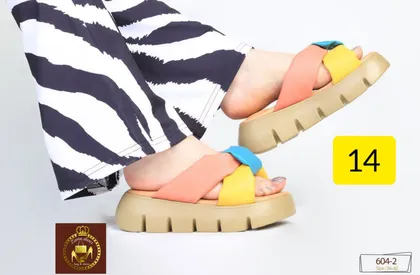 صندل دمپایی لژدار زنانه طبی 604-2