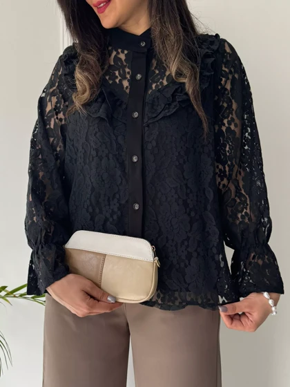 شومیز دانتل لاکچری