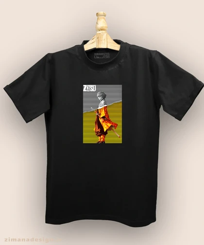 تیشرت مردانه و زنانه طرح شیطان کش شخصیت زنیتسو کد 896