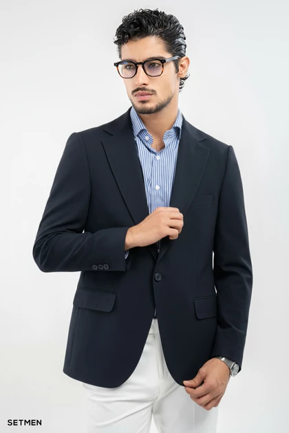 کت تک مردانه یقه انگلیسی