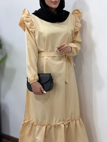 پیراهن مانتویی بلند مهین