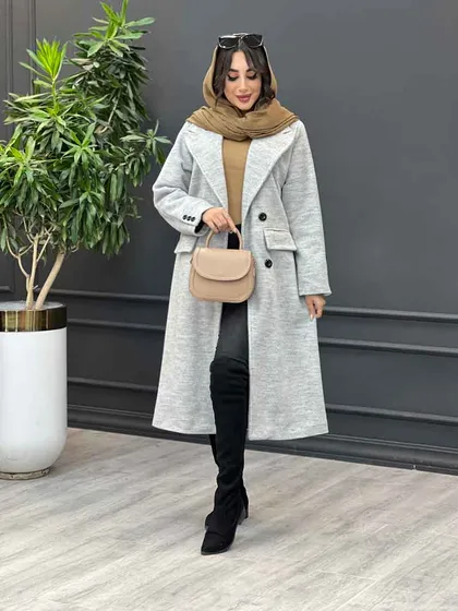 پالتو بلند شش دکمه