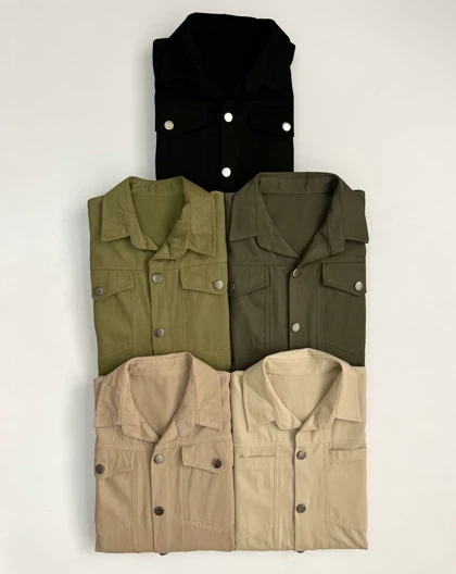 شومیز مانتویی کتان قد 70 کد 3307