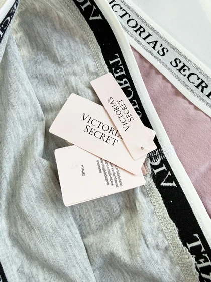 شورت اسلیپ زنانه نخ پنبه کمر کش شاین بسته 2 عددی ویکتوریا سکرت Victoria's Secret