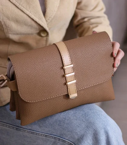 کیف دوشی چرم زنانه