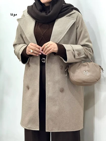 پالتو کتی فوتر آستردار آیسو مهرسا