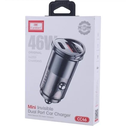 شارژر فندکی فست شارژ ارلدام Earldom مدل CC46 توان 46 وات
