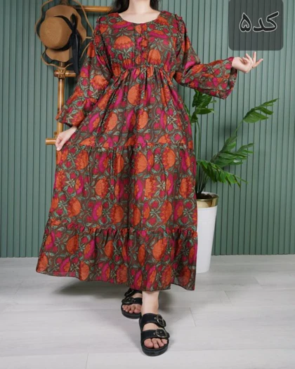 پیراهن زنانه عروسکی هندی تاج محل U7717