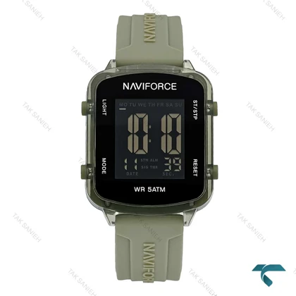 ساعت دیجیتالی نیوی فورس NF7120 سبز بند رابر NaviForce-7660-L