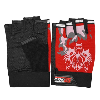 دستکش بدنسازی ولف اسپرت مدل 05334 قرمز