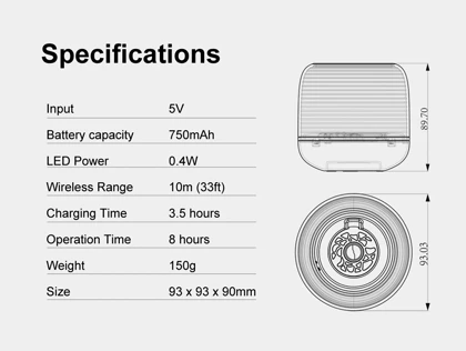 شمع LED برقی هوشمند مایپو Mipow BTL305