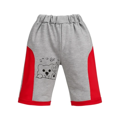 ست تیشرت آستین کوتاه و شلوارک راحتی پسرانه مدل PJ1397