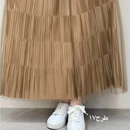 دامن دورو طرح دار