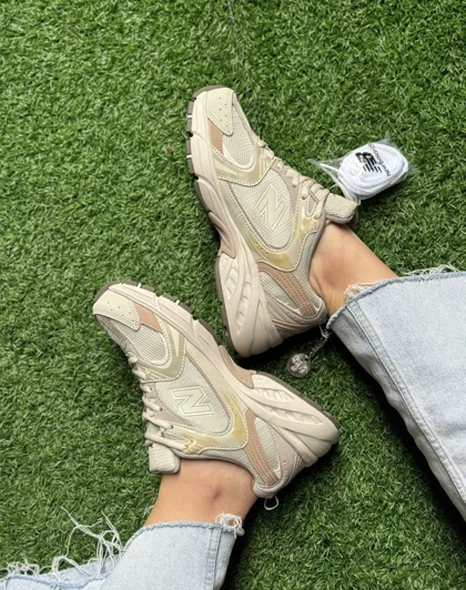 کتانی ویتنامی نیوبالانس 530 بژ New balance 530 beige