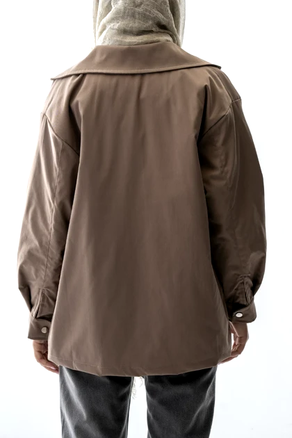 بارانی باکسی یقه برگردان آستین پیلی زنانه