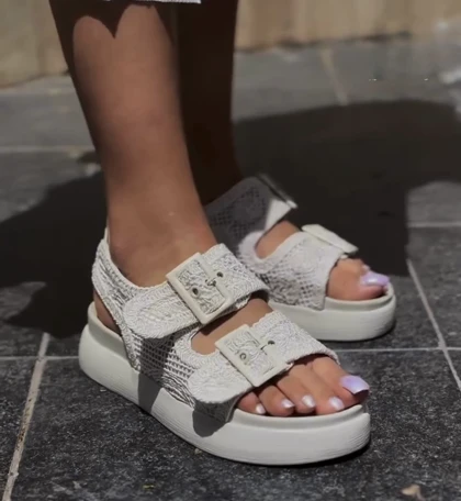 صندل زنانه مکرومه