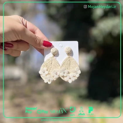 گوشواره حصیری بهار و تابستان کد gh1051