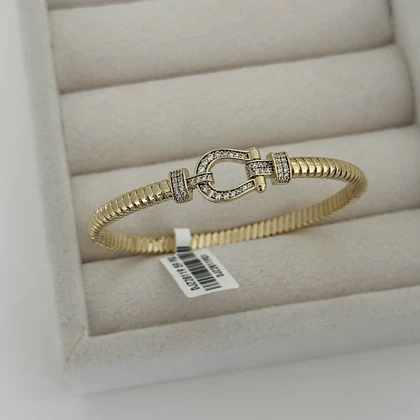 دستبند زنانه فرد نگینی کد 875