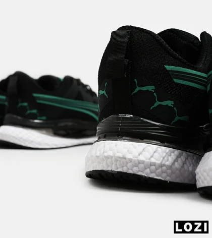 کفش کتانی ورزشی مردانه و زنانه مشکی سبز PUMA