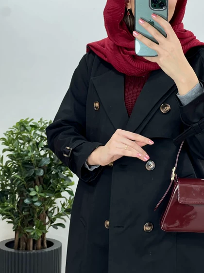 بارانی آستردار بادوم