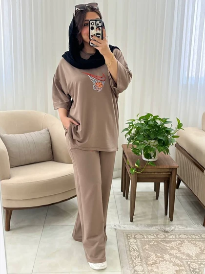 ست زنانه و دخترانه اسپرت بهاره کد 602
