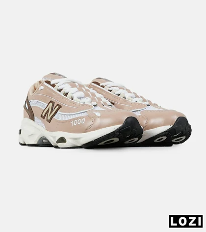 کفش کتانی مردانه و زنانه گلبهی سفید New Balance 1000 مدل 7559