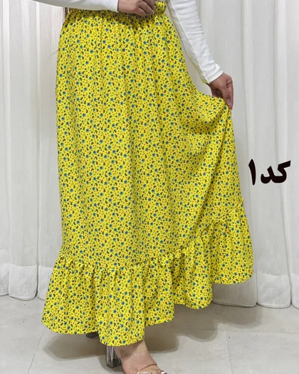دامن پفکی چین چین بلند 6870