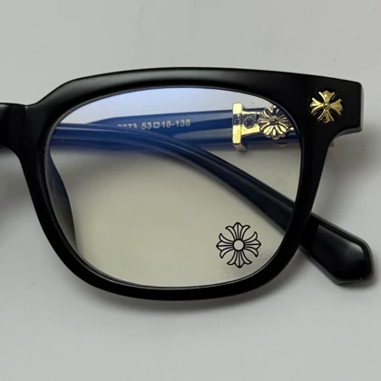 عینک بلوکات کروم هارتز مشکی طلایی Chrome Hearts 2273 با پک کامل کروم هارتز - کیفیت مستر