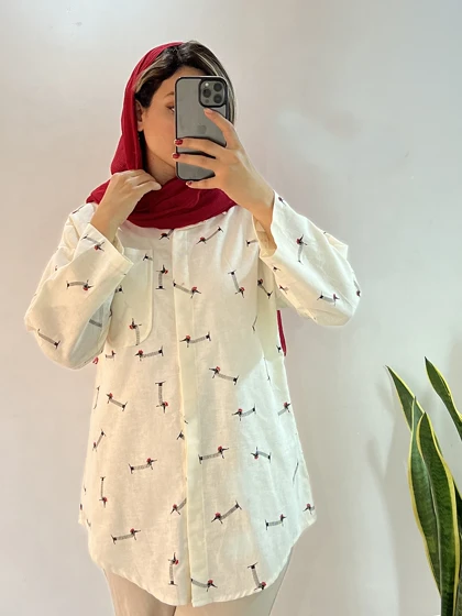 مانتو لینن زیبا