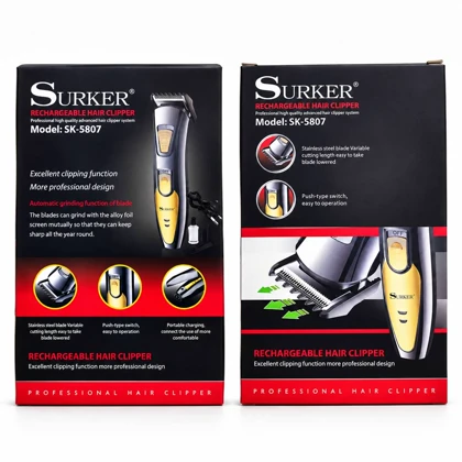 ماشین اصلاح سر و صورت سورکر مدل SURKER SK-5807 کدA0005 گالری ساعت ضرابی
