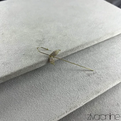 گوشواره زنانه کراس مدل گلبرگ 20414