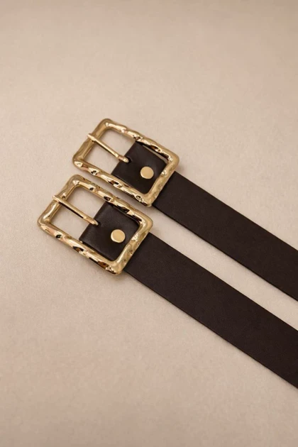 کمربند وارداتی نیکول شکلاتی کد 400