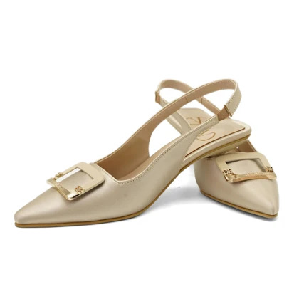 کفش مجلسی زنانه پاشنه‌دار 3 سانت زنانه مدل 400355 _ sandal valentino