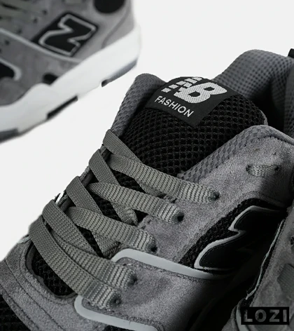 کفش کتانی مردانه و زنانه طوسی مشکی NEW BALANCE 550