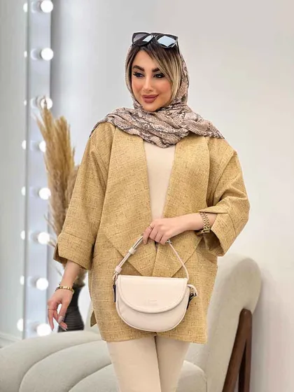 مانتو دو جیب نما پایین هلال