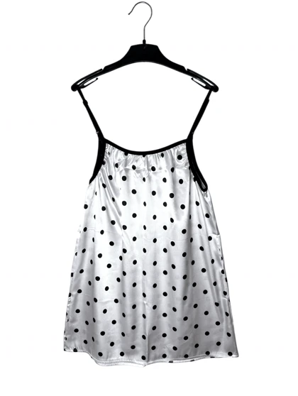 پیراهن ساتن طرح خالدار 251