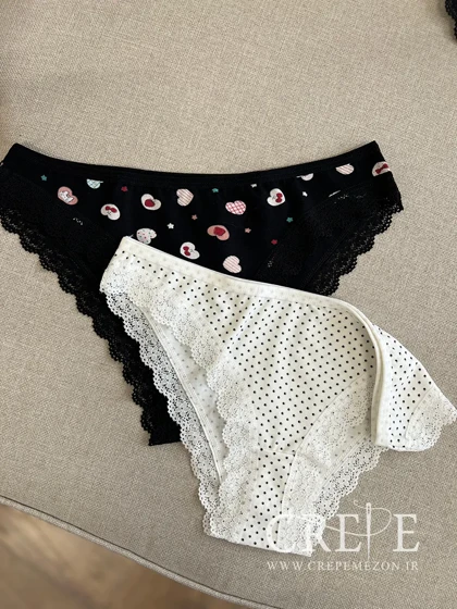 شورت نوار تور طرح دار میسپل