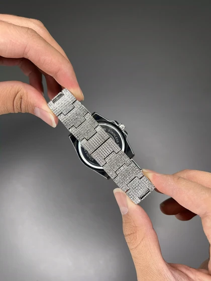 ساعت مچی رولکس دیت جاست فول نگین صفحه سفید Rolex Datejust