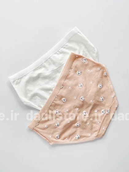 شورت اسلیپ نخ پنبه عروسکی طرح خرس