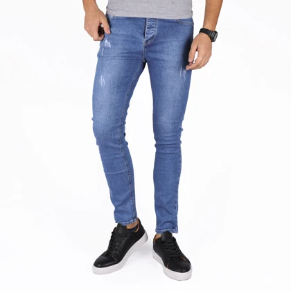 شلوار جین زاپ‌دار مدل 63318