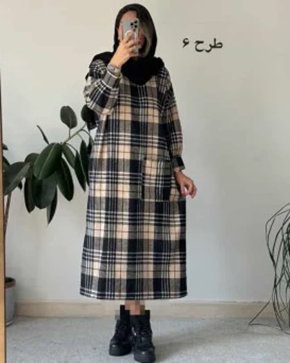 کفتان پشمی تک جیب
